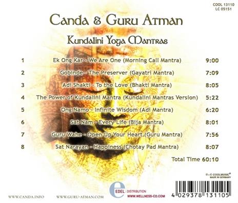 Kundalini Yoga Mantras - CD Audio di Canda,Guru Atman - 2