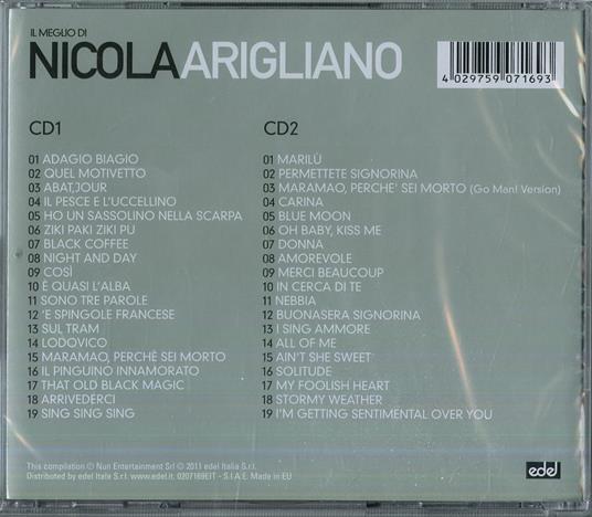 Il meglio di Nicola Arigliano. 38 Grandi successi dal vivo - CD Audio di Nicola Arigliano - 2