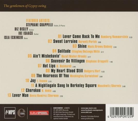 Violinspiration - CD Audio di Stephane Grappelli - 2