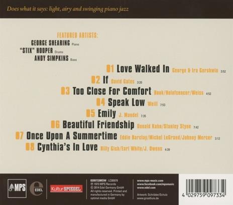 Light Airy Swinging! - CD Audio di George Shearing - 2