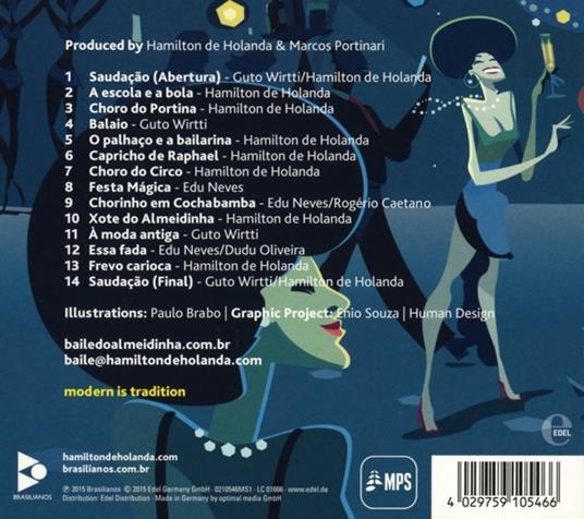 O baile do Almeidinha - CD Audio di Hamilton De Holanda - 2