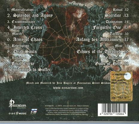 Echoes of the Tortured - CD Audio di Sinsaenum - 2