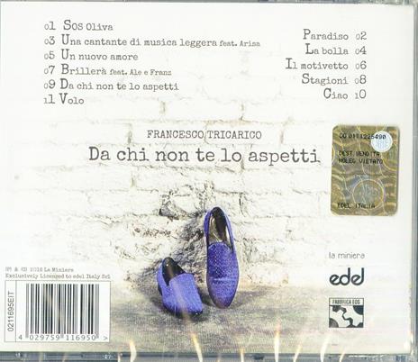 Da chi non te lo aspetti - CD Audio di Tricarico - 2