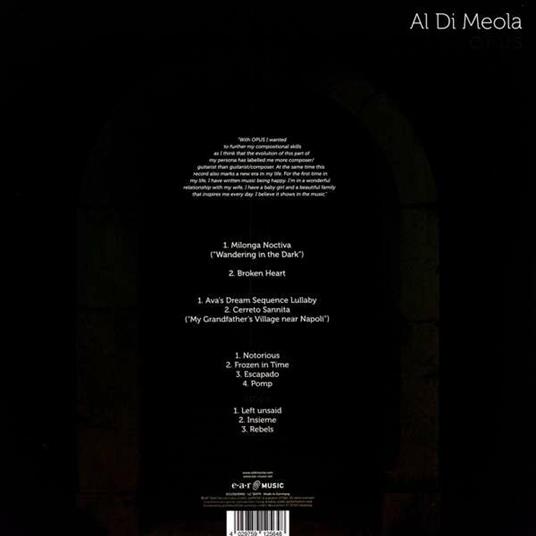 Opus - Vinile LP di Al Di Meola - 2