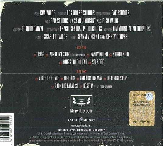 Here Come the Aliens - CD Audio di Kim Wilde - 2