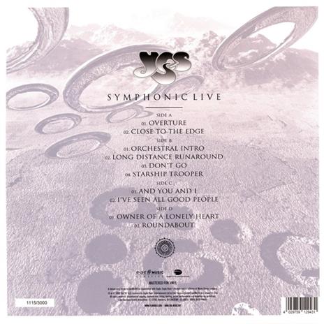Symphonic Live (Limited Edition) - Vinile LP + CD Audio di Yes - 2