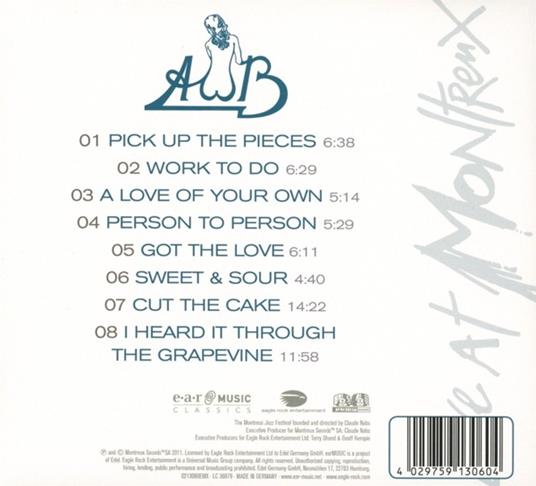 Live at Montreux... (Digipack) - CD Audio di Average White Band - 2