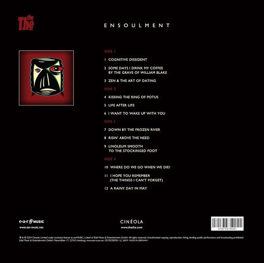 Ensoulment (Black 2 LP Gatefold Edition) - Vinile LP di The The - 3
