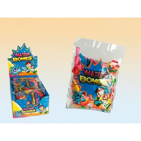 Pack 100 Palloncini Multicolore Water Bombs 50547