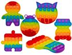 Pop Toy Fidget Serie Arcobaleno -articolo assortito 1 pz