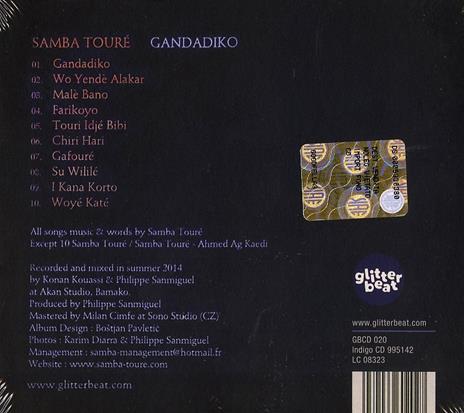 Gandadiko - CD Audio di Samba Touré - 2
