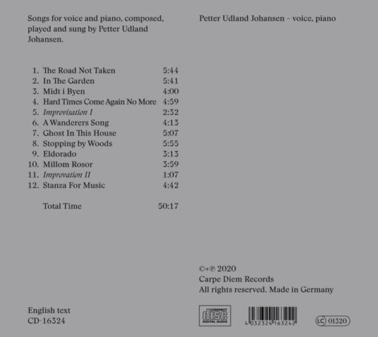 Road Not Taken - CD Audio di Petter Udland Johansen - 2