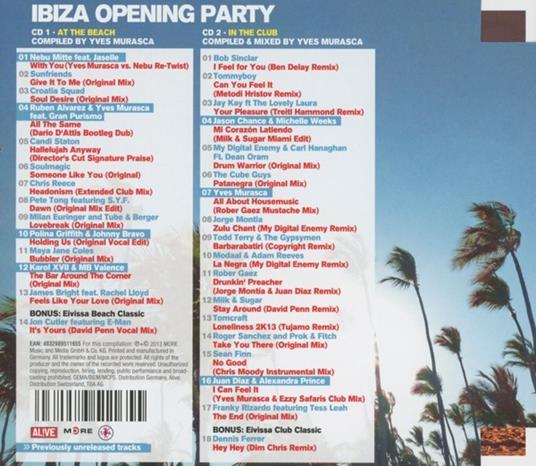 Ibiza Opening Party 2013 - CD Audio - 2