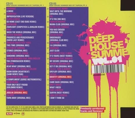 Deep House Summer vol.1 - CD Audio - 2