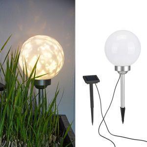 HI Lampada a Sfera Solare a LED da Giardino Rotante 20 cm - Hi - Idee  regalo | IBS