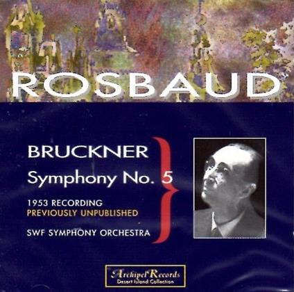 Rosbaud - CD Audio di Anton Bruckner,Hans Rosbaud