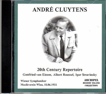 20th Century Repertoire - CD Audio di André Cluytens