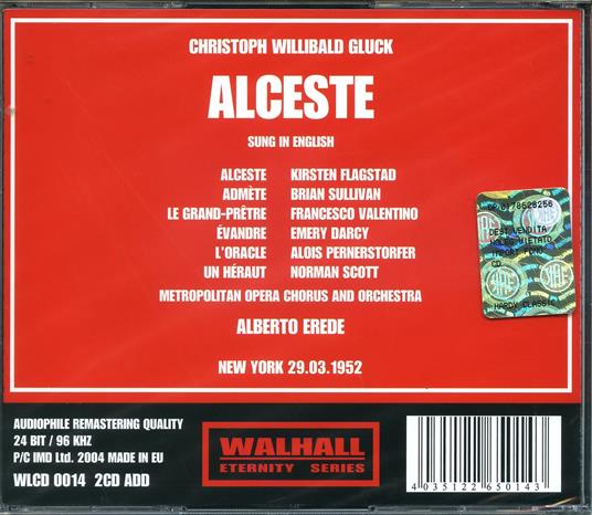 Alceste - CD Audio di Christoph Willibald Gluck - 2