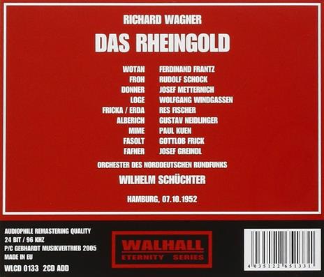 L'oro Del Reno (Das Rheingold) - CD Audio di Richard Wagner - 2