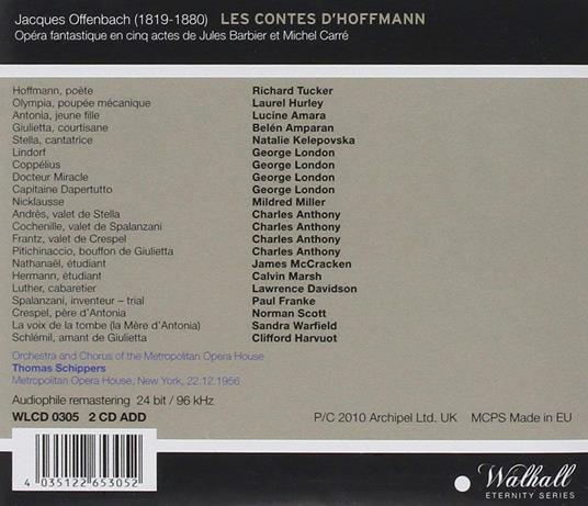 Les Contes D'hoffmann - CD Audio di Jacques Offenbach - 2