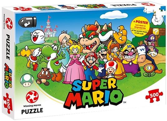 Puzzle Super Mario Mario And Friends, 500 Teile Edizione. Germania - 2