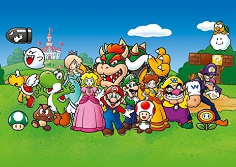 Puzzle Super Mario Mario And Friends, 500 Teile Edizione. Germania - 3