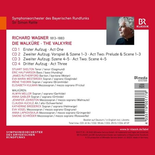 La Valchiria - Richard Wagner - CD | IBS