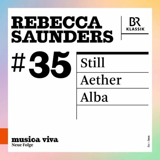 Still - Aether - Alba - CD Audio di Rebecca Saunders
