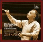 La sagra della primavera (Le Sacre du Printemps) - L'uccello di fuoco (L'oiseau de feu) - CD Audio di Igor Stravinsky,Lorin Maazel,Orchestra Sinfonica della Radio Bavarese