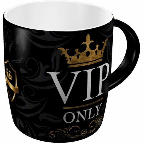 Tazza in ceramica Mugs VIP Only, 9x9x9 cm - Nostalgic Art - Idee regalo