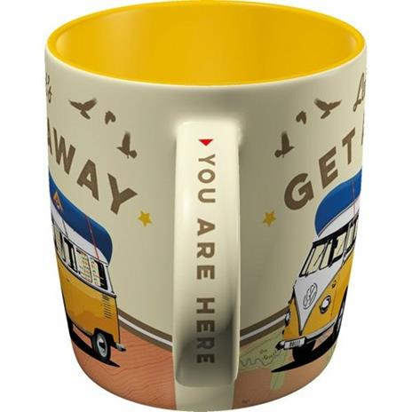 Tazza in ceramica Mugs VW Bulli - Let's Get Away, 9x9x9 cm - 3