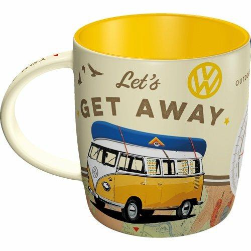 Tazza in ceramica Mugs VW Bulli - Let's Get Away, 9x9x9 cm - 4
