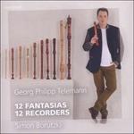 12 Fantasie per flauto solo - CD Audio di Georg Philipp Telemann