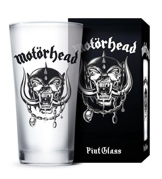 Kkl Motorhead Pint Glass Logo Warpig Bicchiere in Vetro - 2