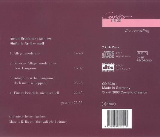 Sinfonia n.8 - CD Audio di Anton Bruckner - 2