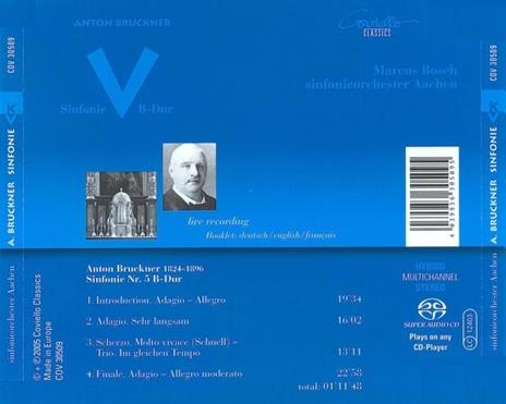 Sinfonia n.5 - SuperAudio CD di Anton Bruckner - 2
