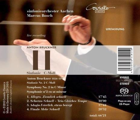 Sinfonia n.2 - SuperAudio CD di Anton Bruckner - 2
