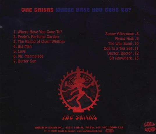 Where Have You Gone to - CD Audio di Shivas - 2