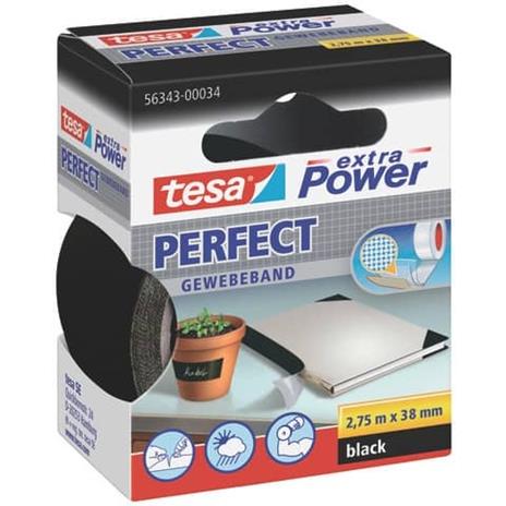 Nastro adesivo in tela PowerÂ® Perfect – nero