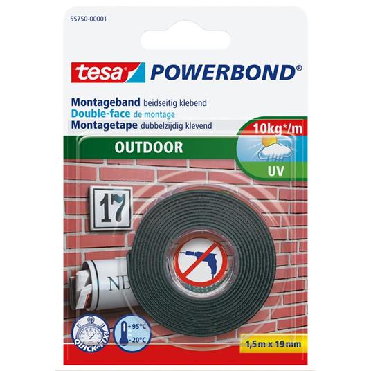 TESA Powerbond OUTDOOR Nastro di montaggio 1,5 m