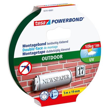 TESA Powerbond OUTDOOR Nastro di montaggio 5 m