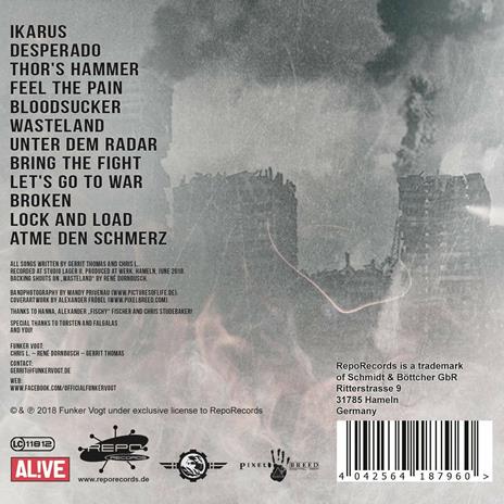 Wastelands - CD Audio di Funker Vogt - 2