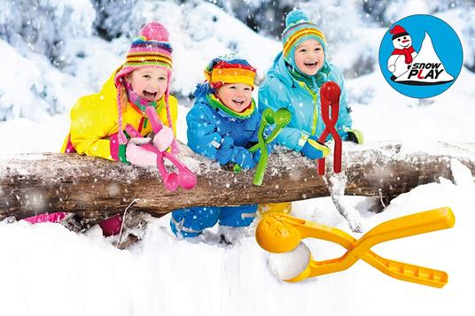 Jamara 460397-Snow Play 38 cm pochi Secondi, Diametro 7 cm, morbide e Non dure Pinza per Palle di Neve, Colore Verde, 460397 - 2