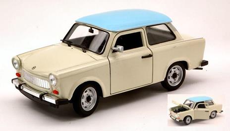 Trabant 601 Beige / Light Blue 1:24 Model We0216 - 2