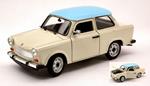 Trabant 601 Beige / Light Blue 1:24 Model We0216