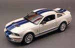 Shelby Cobra GT 500 2007 White 1:24 Model WE1543