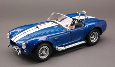 Shelby Cobra 427 Sc 1965 Blue With White Stripes 1:24 Model We2692 - 2