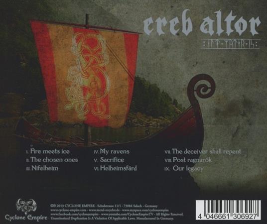 Fire Meets Ice - CD Audio di Ereb Altor - 2