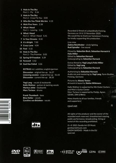 God Has Failed - Live & Personal (DVD) - DVD di RPWL - 2