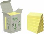 3M Post-it. Box da 6 Blocchetti di Foglietti Post-it Carta Riciclata